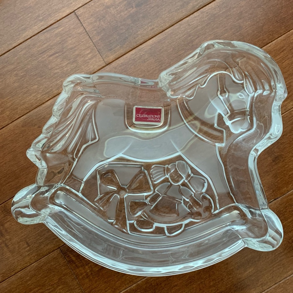 NWB Mikasa Glass Candy Dish